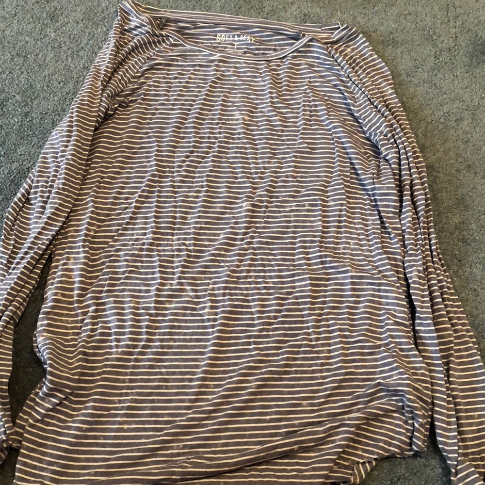long sleeve soft&sexy shirt